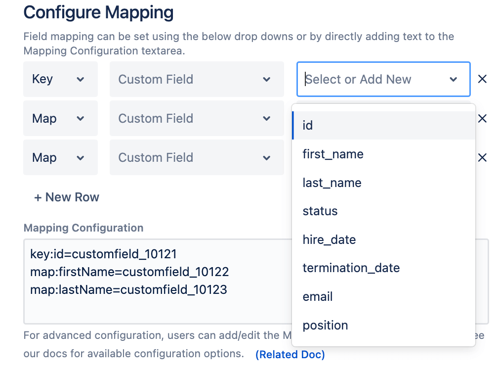 Personio Field Mapping