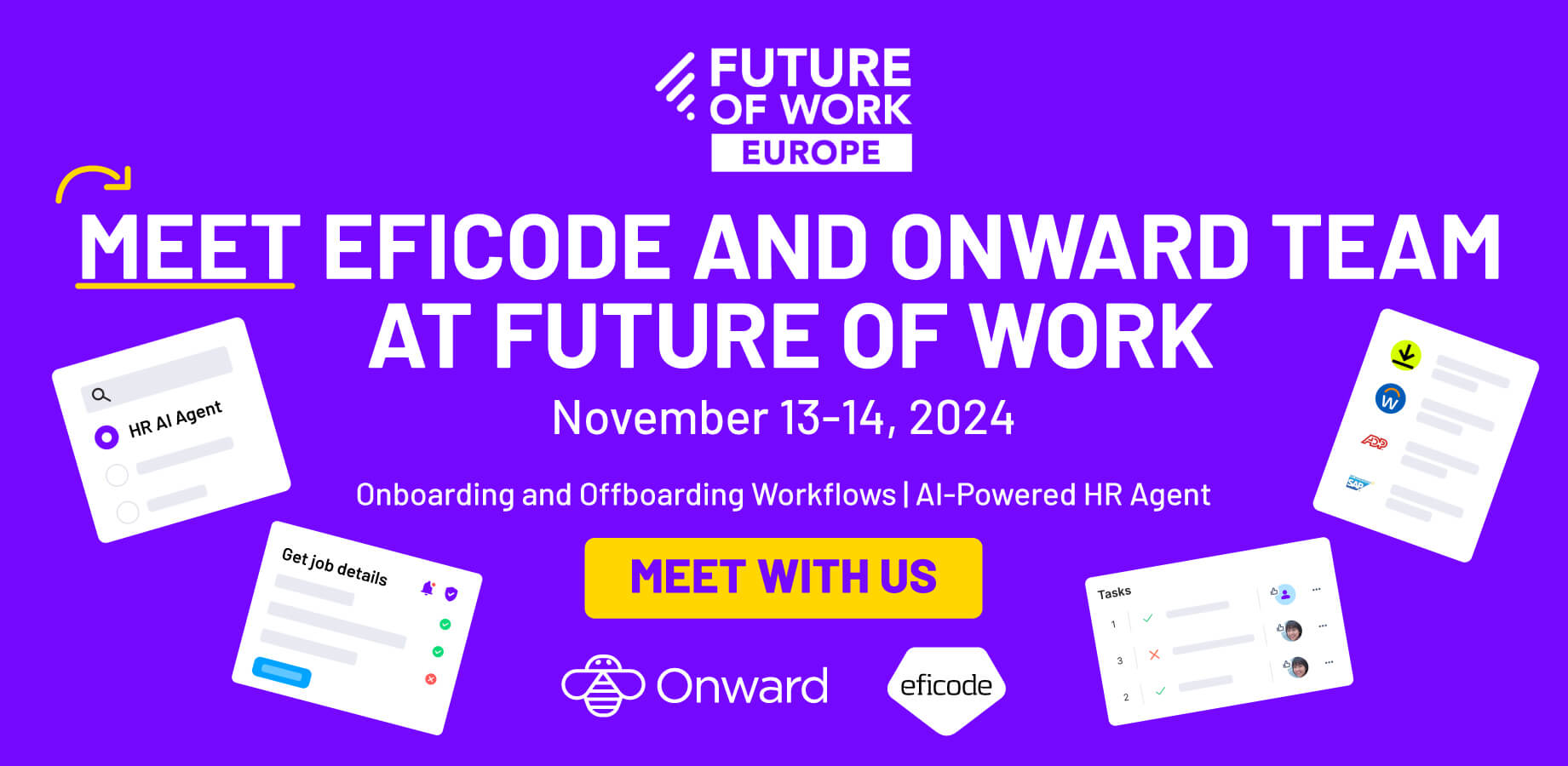 Meet Onward Team at Future of Work Europe