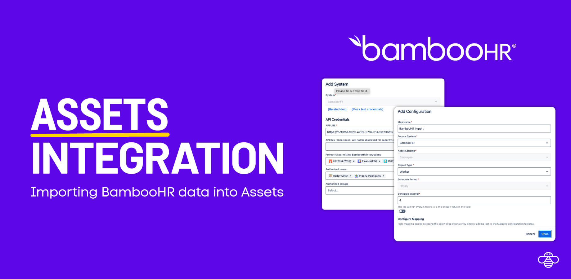 Love at First Sync: Employee Data Flows from BambooHR to Assets