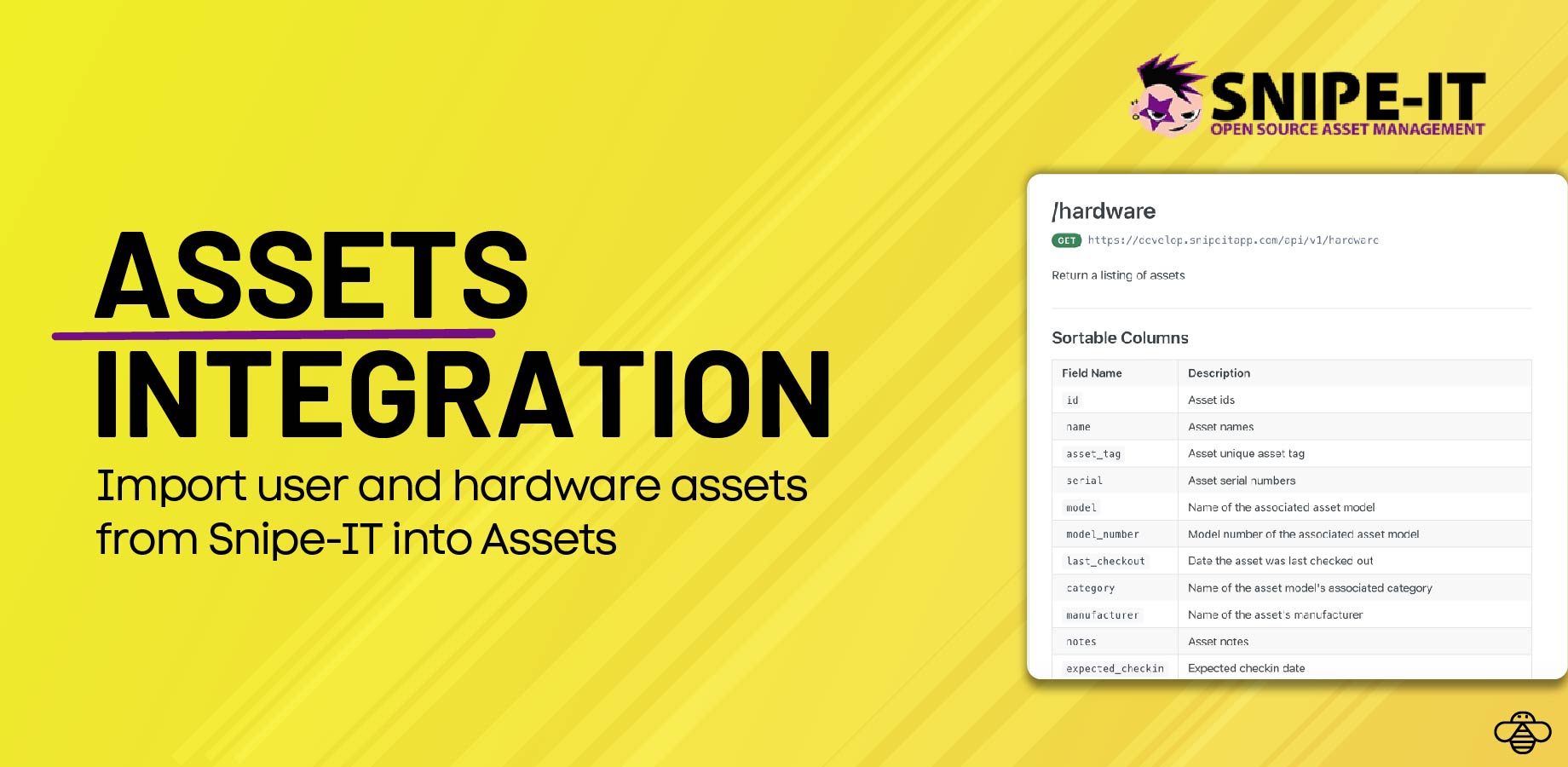 How to Import Users & Assets from Snipe-IT into Assets