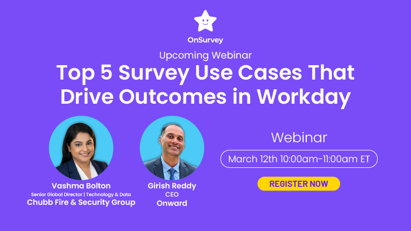 Top 5 Survey Use Cases That Drive Outcomes in Workday