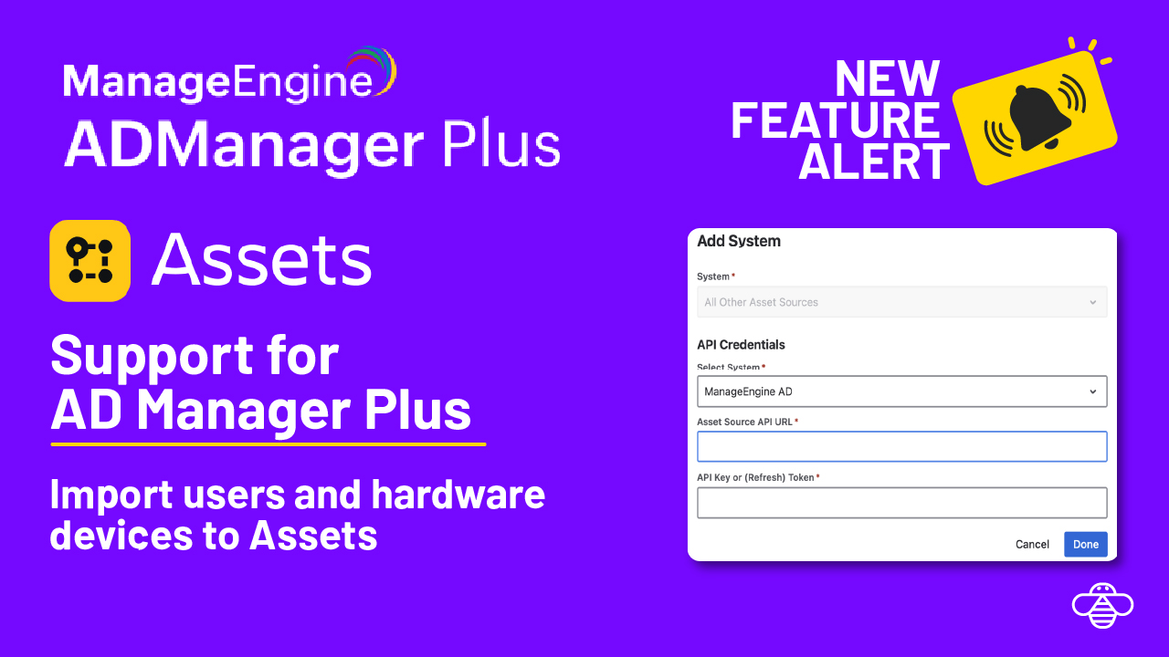 Importing ManageEngine AD Manager Plus to Assets in Jira Service Management
