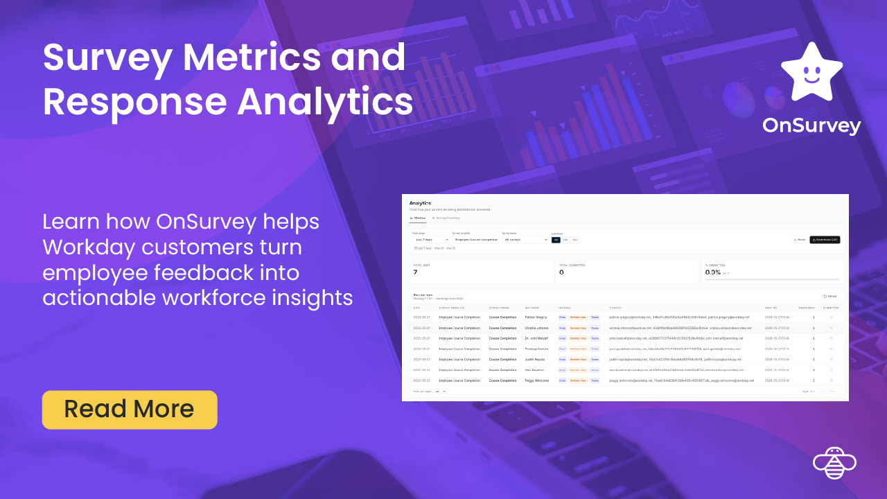 From Sent to Insights: Survey Metrics and Response Analytics in OnSurvey
